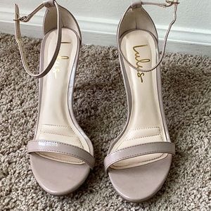 Nude Heels with Straps